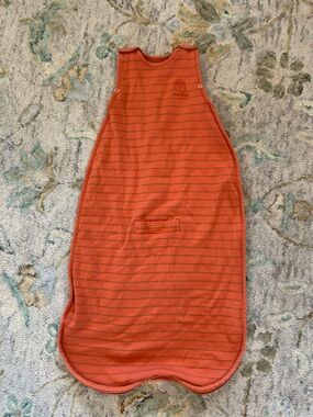 Orange Striped Woolino Sleep Sack